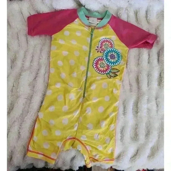 Hanna Andersson Rashguard suit 3T - Picture 2 of 4